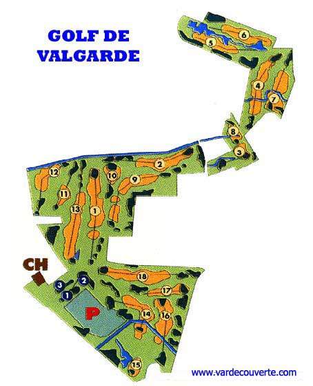Plan du golf
